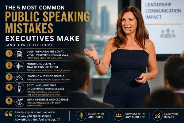 Lisa Hugo speaking in front of an audience