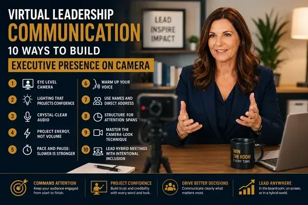 Virtual Leadership Communication: What are 10 Ways to Build Executive Presence on Camera?