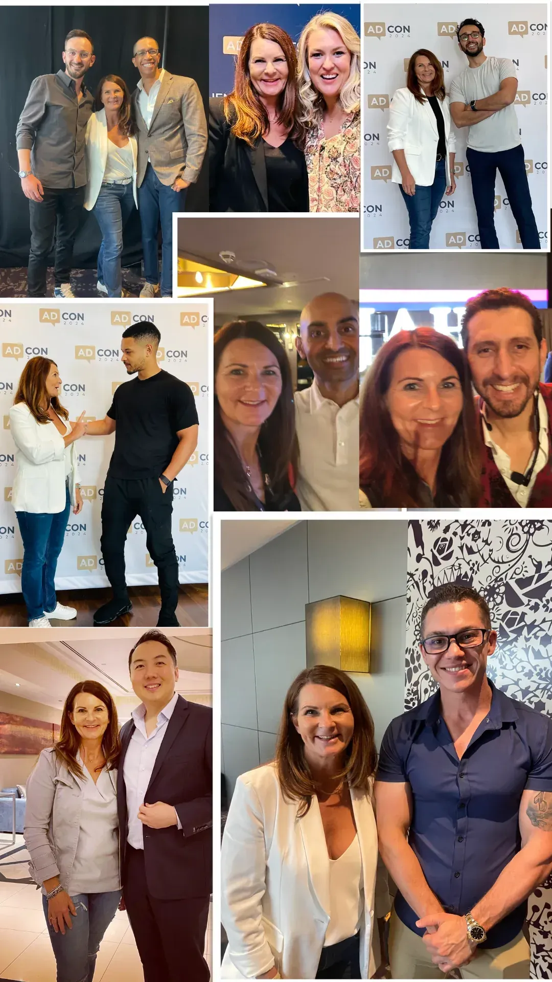 Lisa Hugo with Jon Penberthy, Sarah Davies, Ali Abdaal, Steven Bartlett, Neil Patel, Kane Minkus, John Lee and Dan Henry