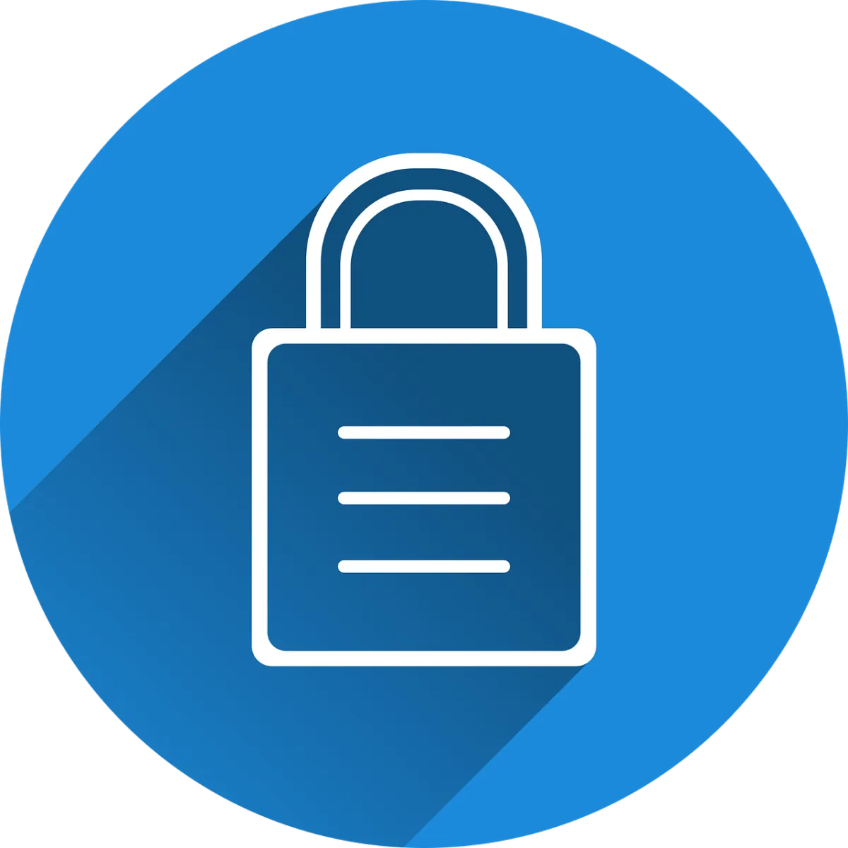 Security lock icon.