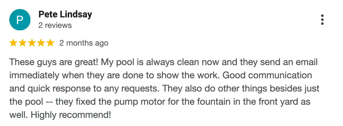 pool care near me