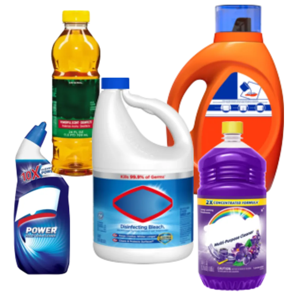 The products in most American homes