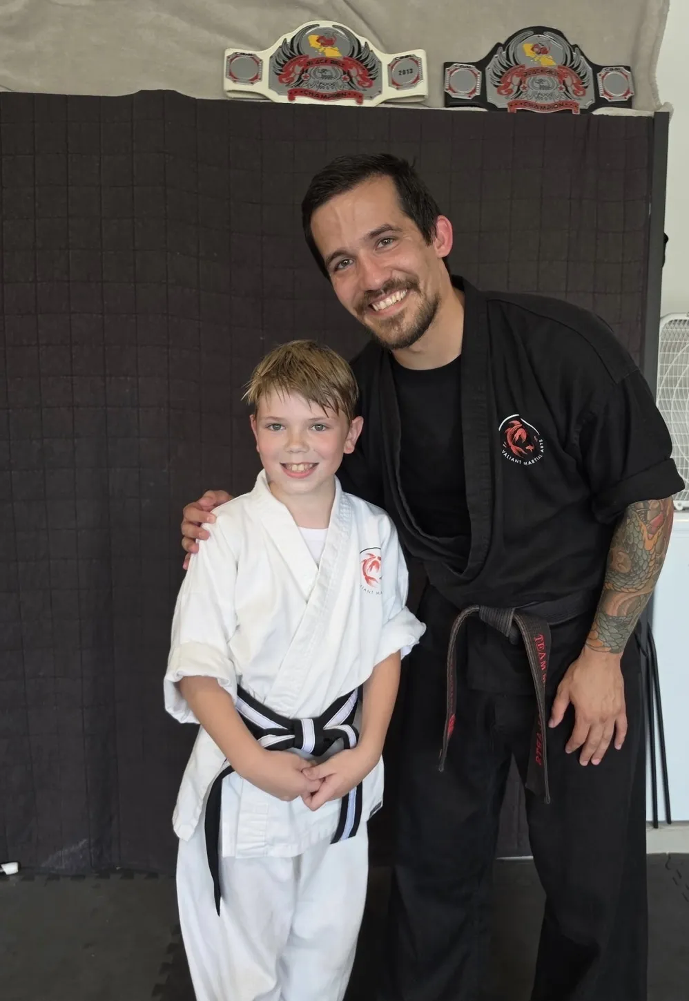 Sifu Joseph with Student