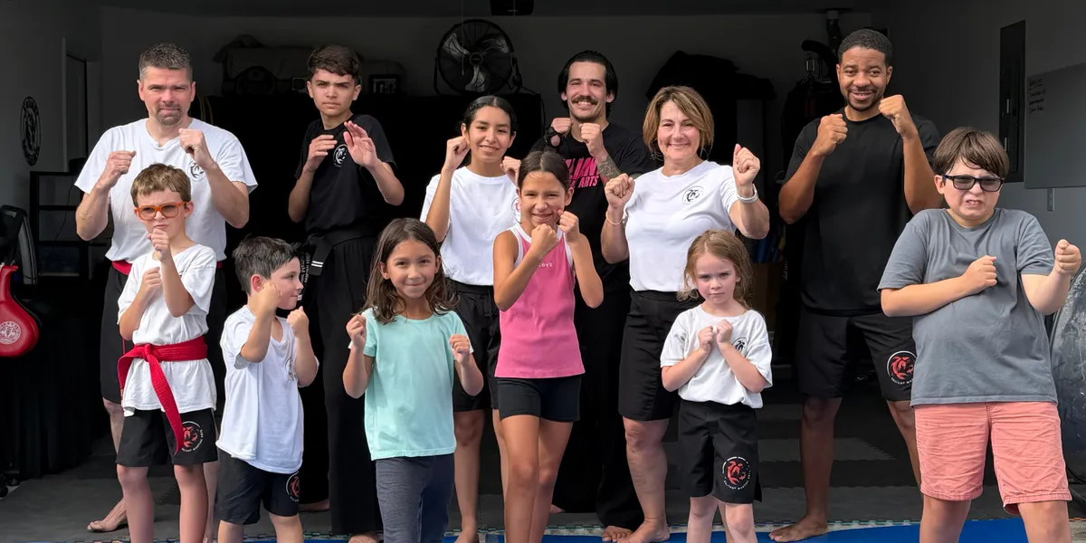 Community Class Ages 4+ Striking karate Pose