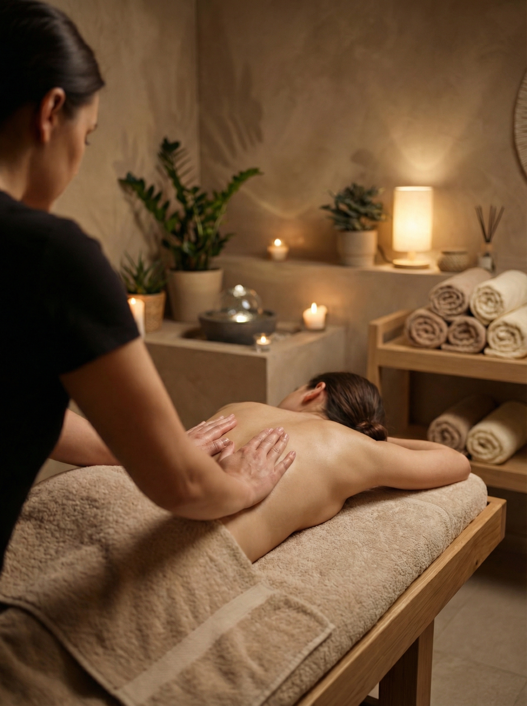 Interior of  showcasing a calm, clean, and welcoming spa environment