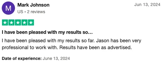 Trustpilot Review by Mark Johnson