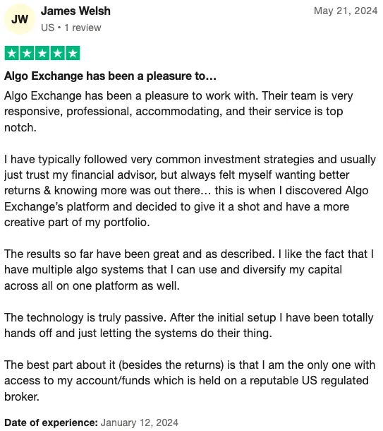 Trustpilot Review by James Welsh