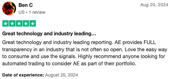 Trustpilot Review by Ben C