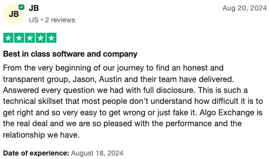 Trustpilot Review by JB