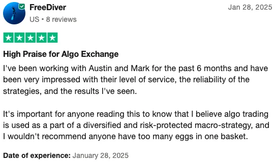 Trustpilot Review by FreeDiver