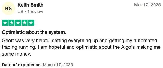 Trustpilot Review by Keith Smith