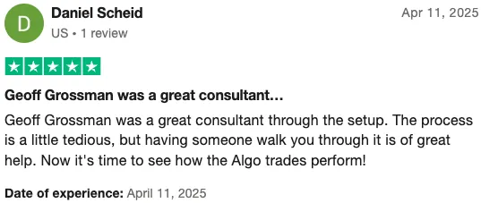 Trustpilot Review by Daniel Scheid