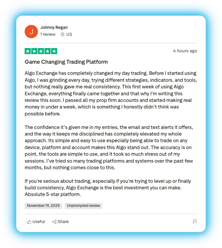 Algo Exchange Trustpilot Review
