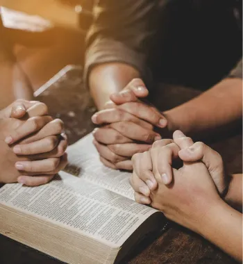 An open Bible representing faith and guidance