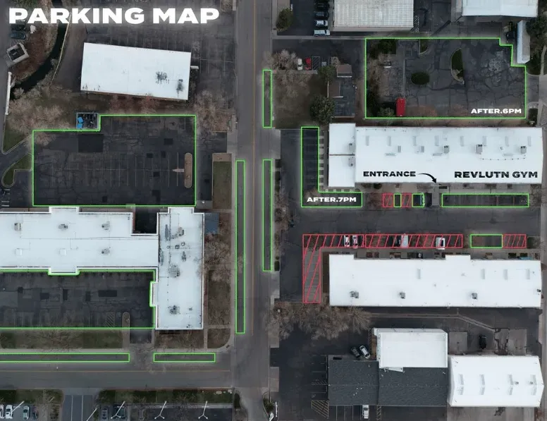 Revlutn gym parking map