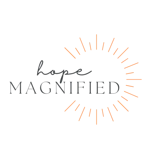 hope magnified with sunburst