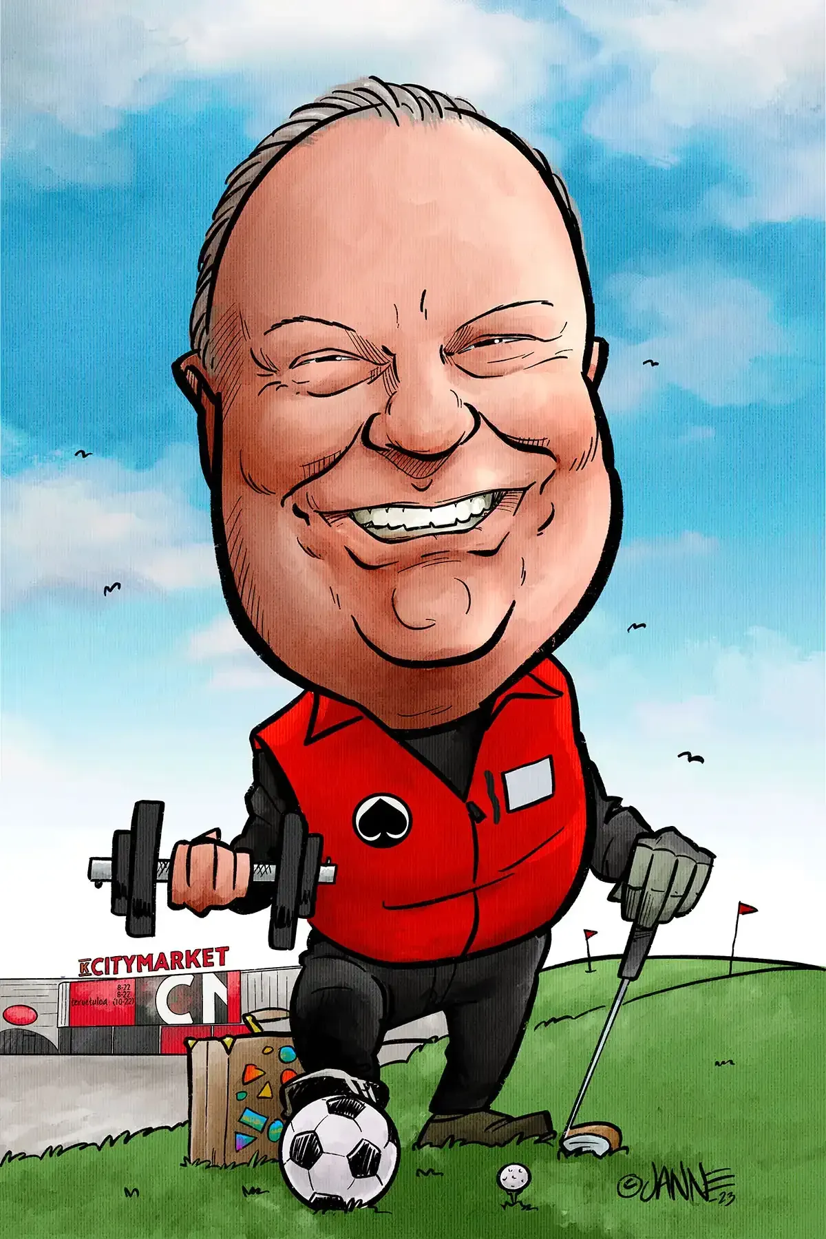 Golf aiheinen lahja