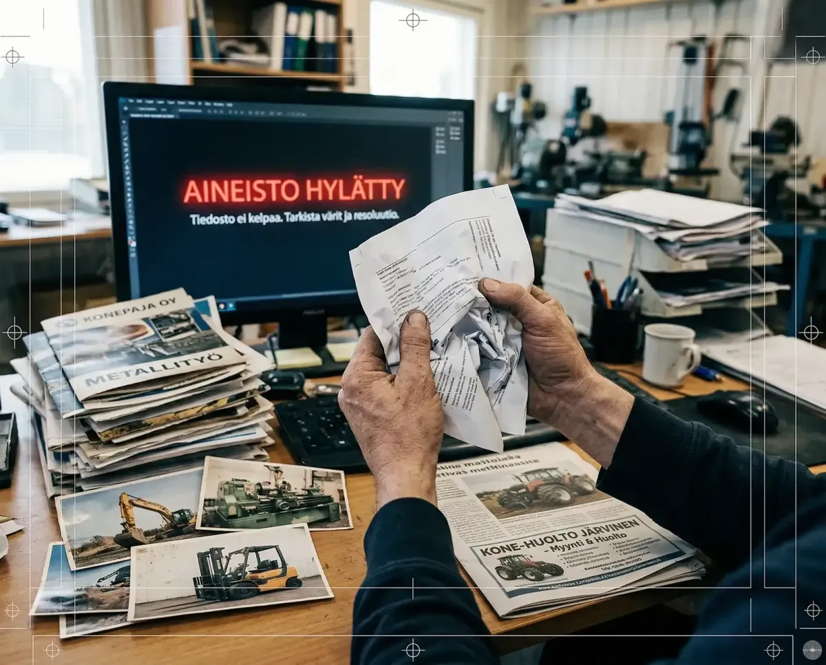 Miksi painotalo hylkäsi aineistosi? 5 yleisintä virhettä