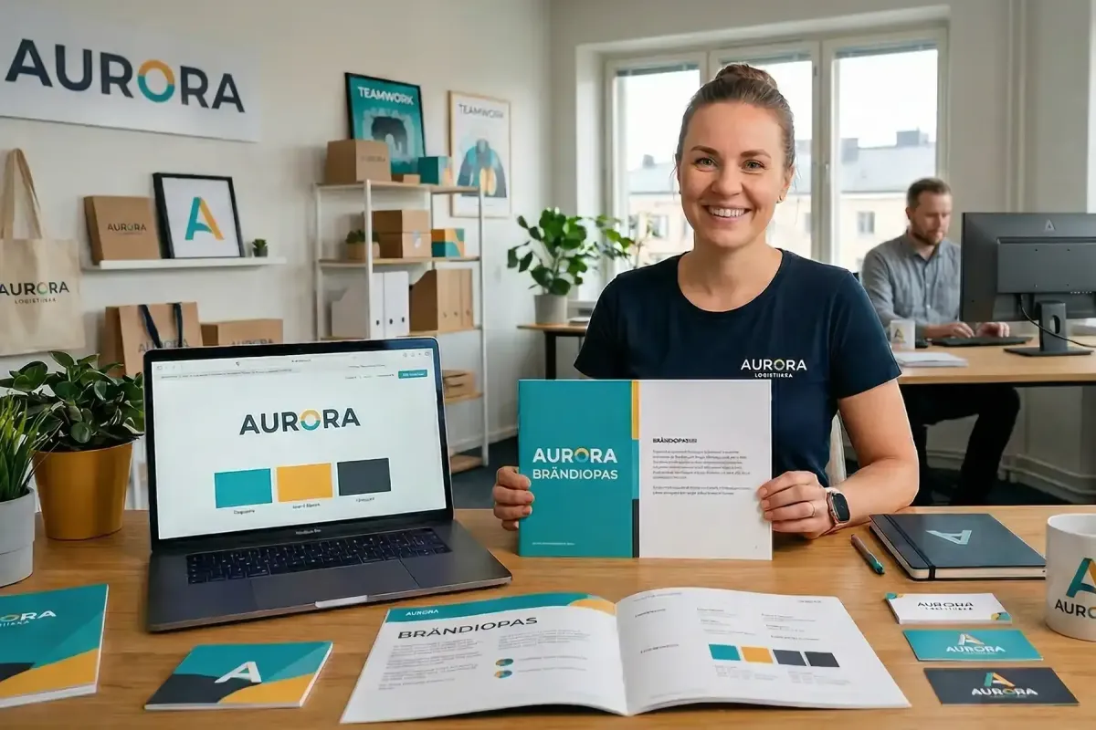 Pk-yrityksen brändin visuaalinen yhtenäisyys