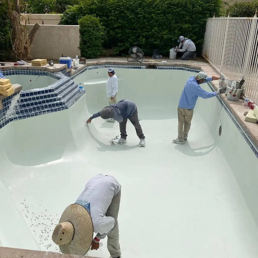 pool resurfacing and re plastering