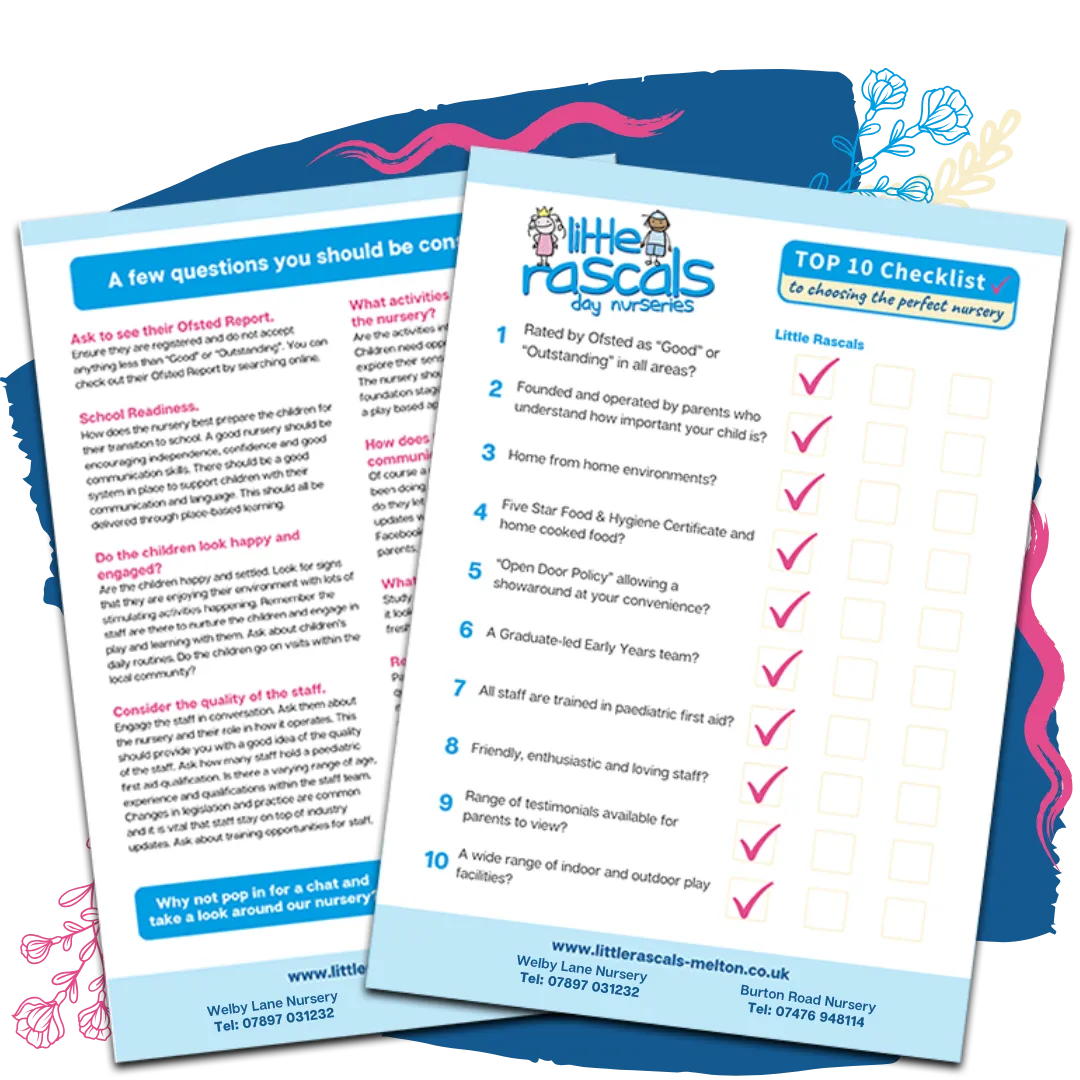 free top 10 checklist from Little Rascals