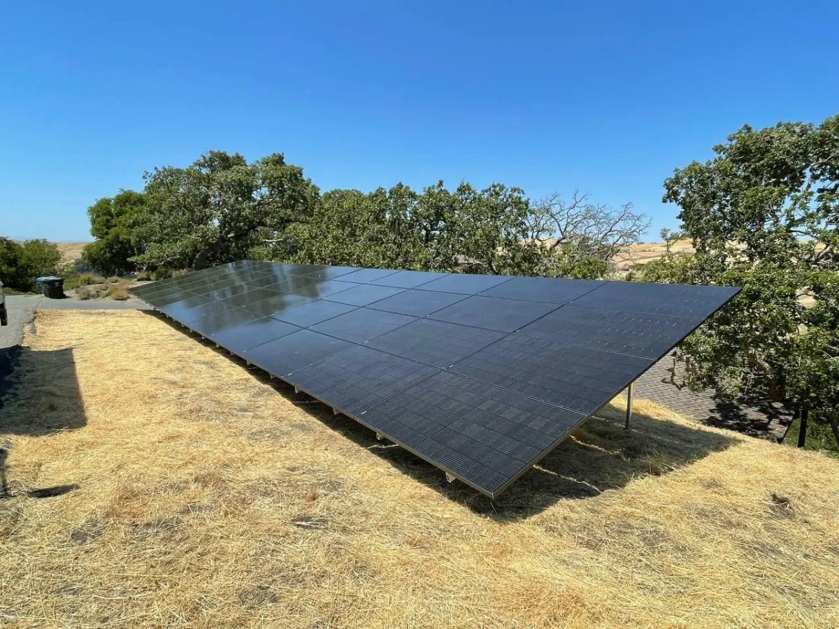 Ground mounted solar in Walnut Creek and Alamo