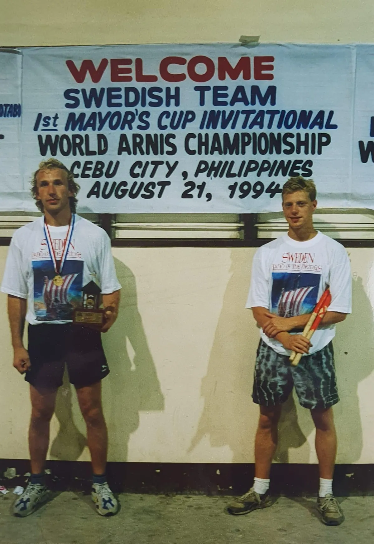 Johan Skalberg at Stickfighting World Championships, Philippines 1994