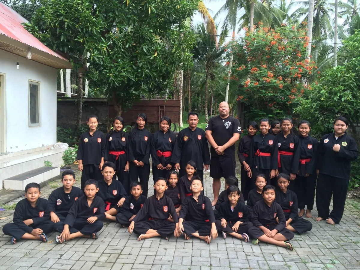 Heikki after teachng Silat at local Bukti Negara Silat school 2009