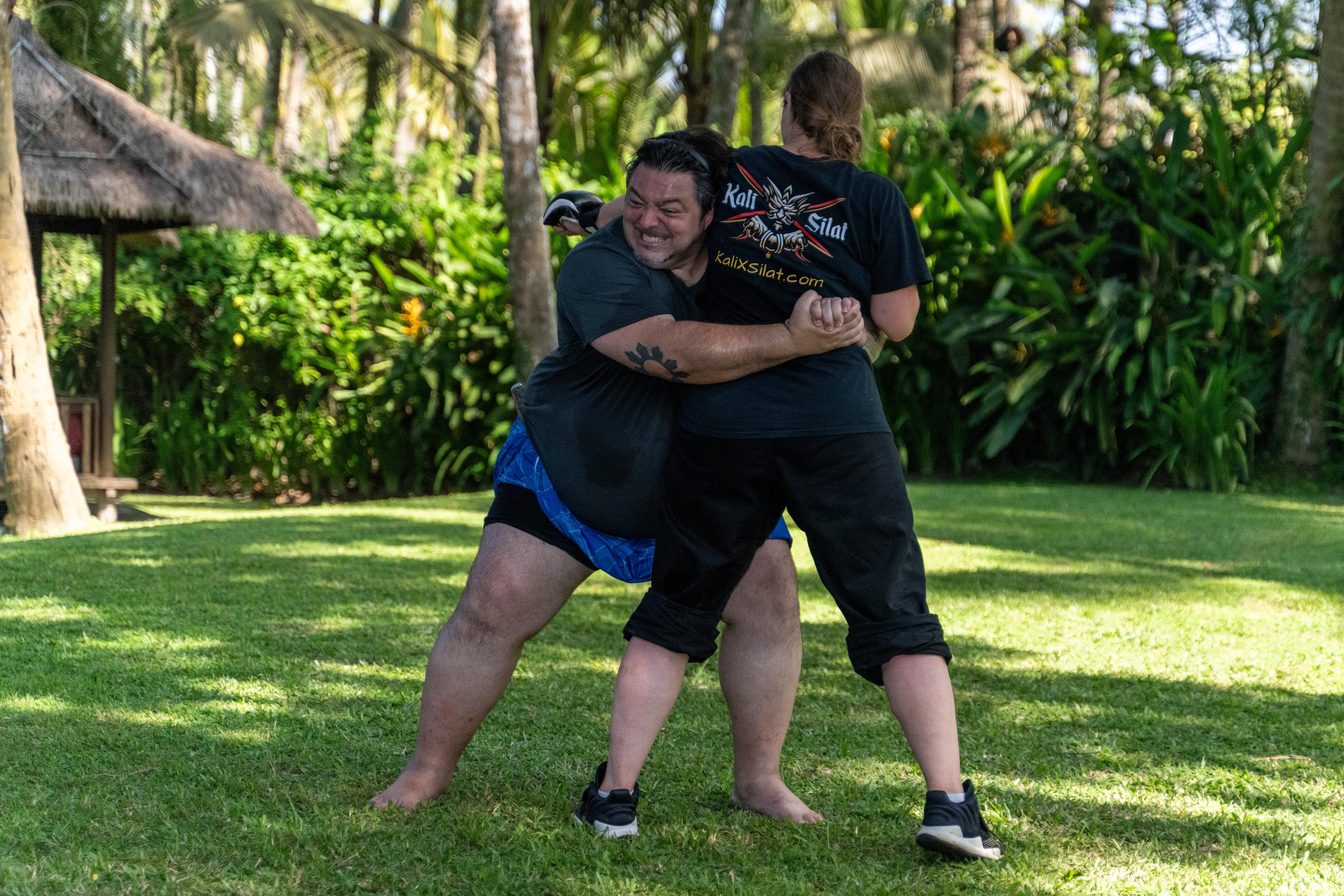 Tuan Adrien Rodriguez teaching Filipino Martial Arts