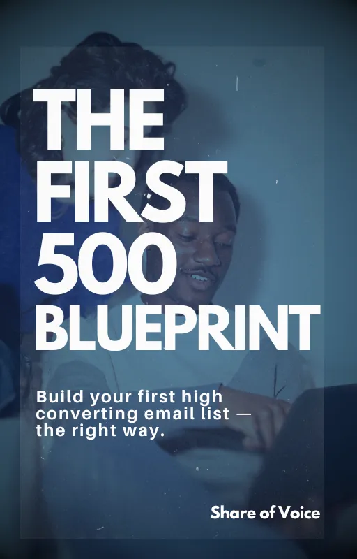 First 500 Blueprint Guide Cover
