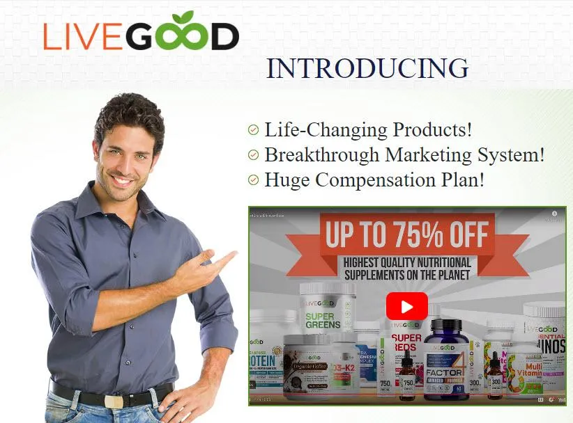 LiveGood Life-Changing Products Huge Compensation Plan