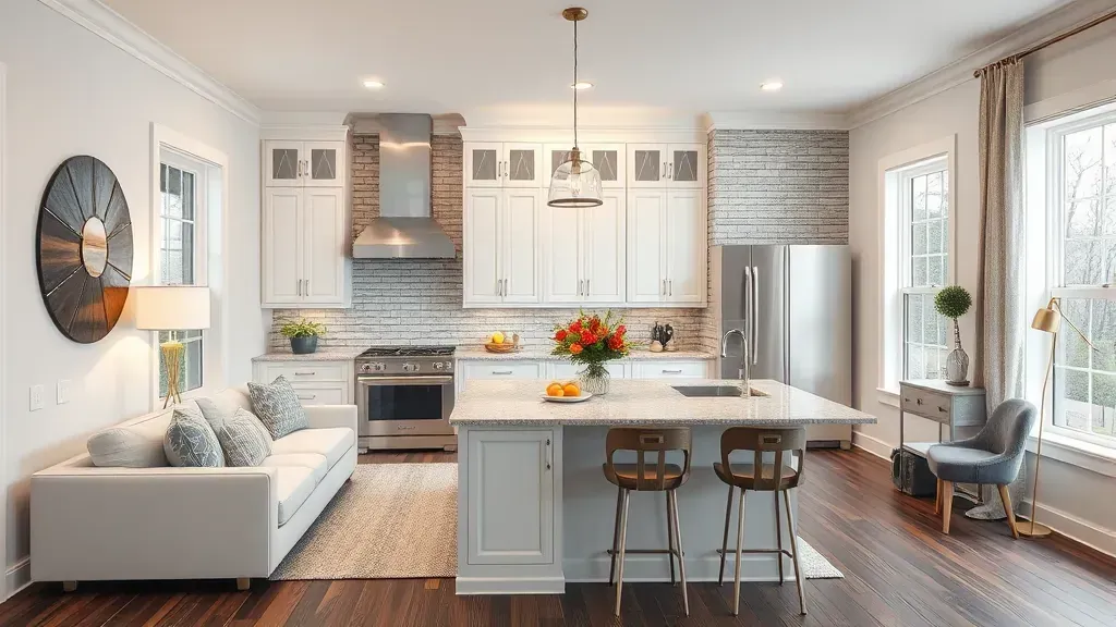 Remodeling in District Heights, MD showcasing a modern kitchen upgrade.
