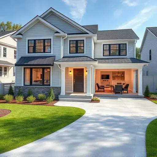 Completed home remodeling in Hyattsville MD showcasing modern design and stylish renovations with elegant finishes.