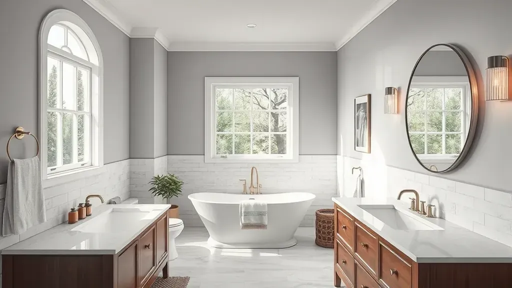Bathroom Remodeling projects in Hyattsville MD showcasing modern designs and elegant fixtures