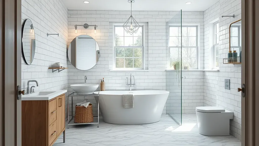 Bathroom plumbing projects in Hyattsville MD showcasing modern fixtures and expert installation techniques