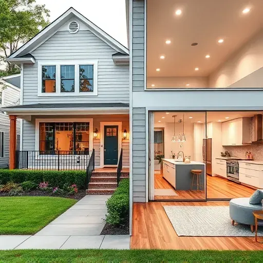 Beautifully renovated room showcasing a modern remodeling project in Hyattsville, MD with stylish design elements.
