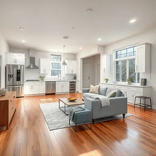 Beautifully remodeled interior of a Hyattsville MD home showcasing modern design and stylish finishes.