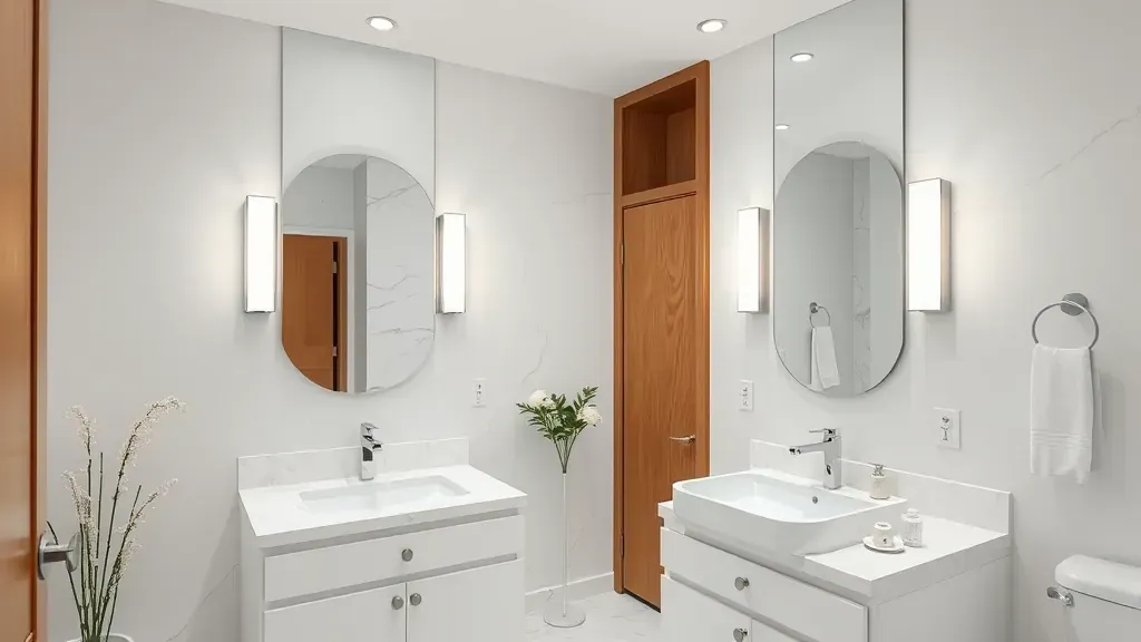Bathroom Mirrors projects showcasing stylish designs in Hyattsville, MD
