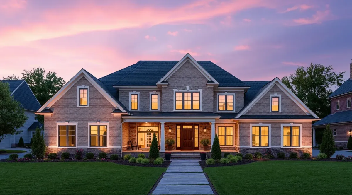 Finished Custom Home Builds project in Hyattsville, MD with stylish design.