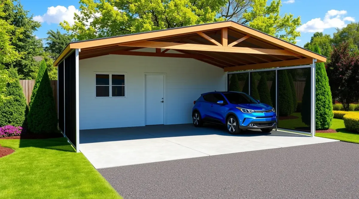 After Carport Enclosures in Hyattsville, MD, featuring enhanced functionality.