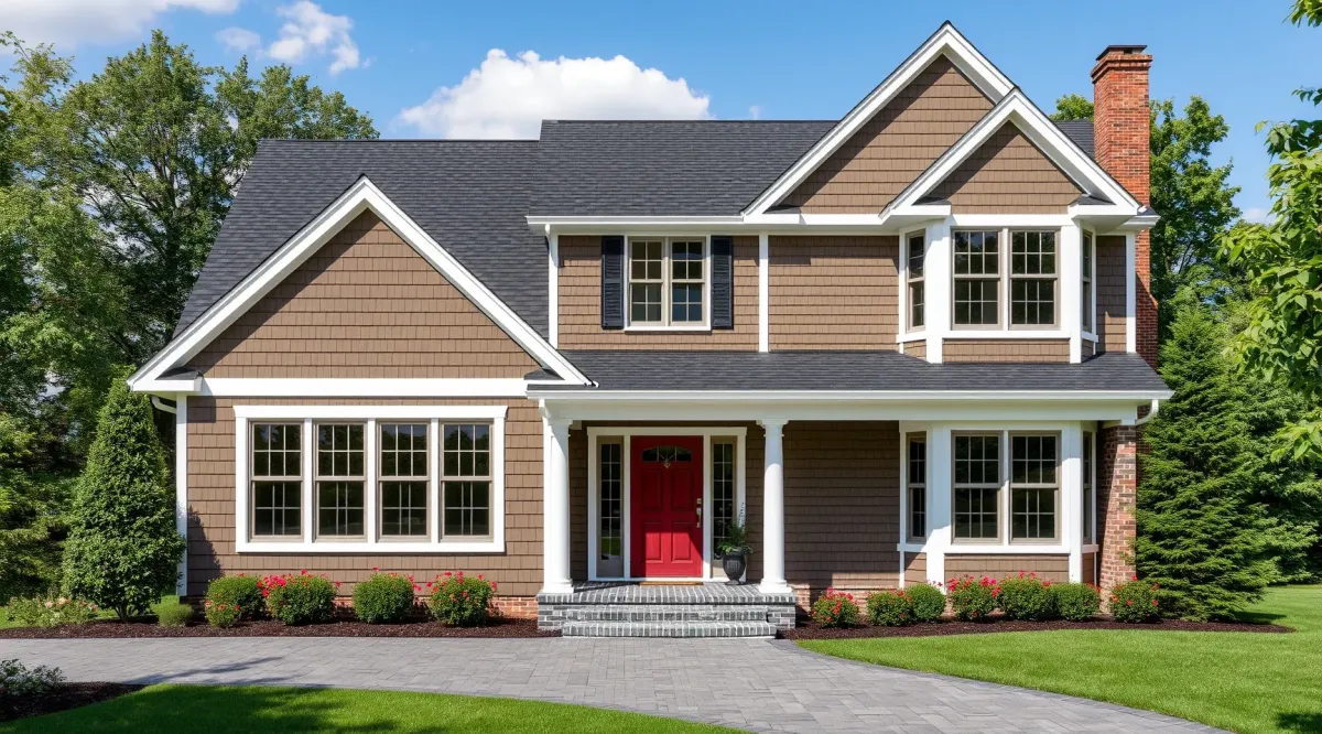 Completed Siding Installation in Hyattsville, MD with contemporary style.