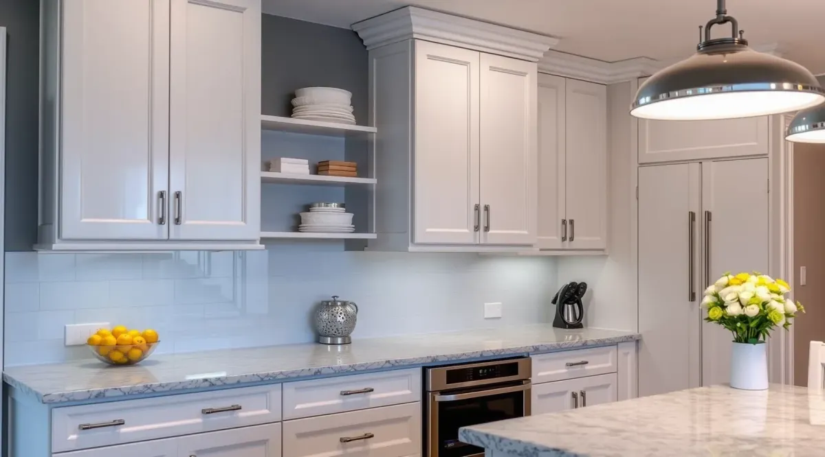 After Custom Cabinet Installation in Hyattsville, MD, featuring enhanced functionality.