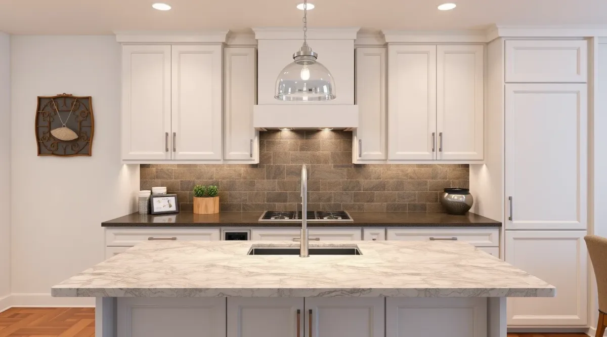 After photo of a modern Custom Cabinet Installation in Hyattsville, MD, showcasing enhanced design and durability.