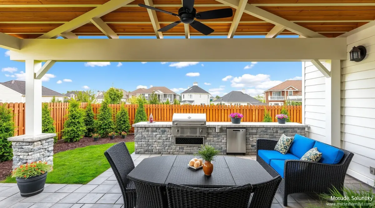 After photo of a modern Outdoor Living Solutions in Hyattsville, MD, showcasing enhanced design and durability.