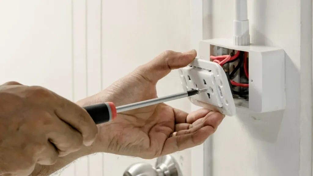 Close-up of a modern Electrical Upgrades & Repairs feature in Hyattsville, MD, emphasizing quality finishes.