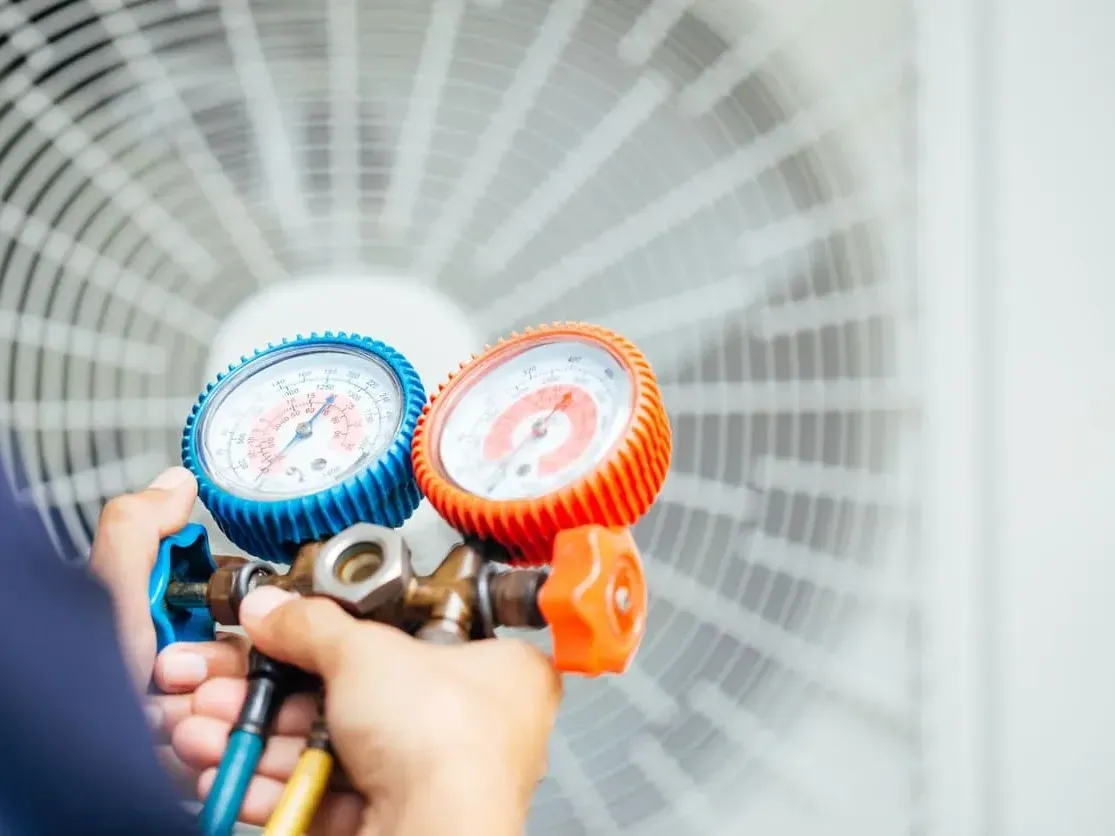 Close-up of a modern HVAC Installation & Servicing feature in Hyattsville, MD, emphasizing quality finishes.