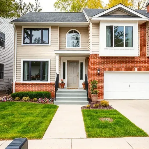 Completed home remodeling project in Hyattsville MD showcasing modern design and stylish finishes with no people present