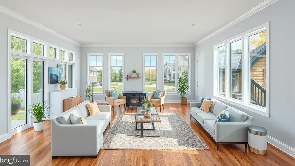 Remodeling in Chillum, MD showcasing a modern kitchen with new cabinets and granite countertops.