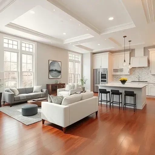Stunning remodeled interior of a home in Hyattsville MD showcasing modern design and elegant finishes