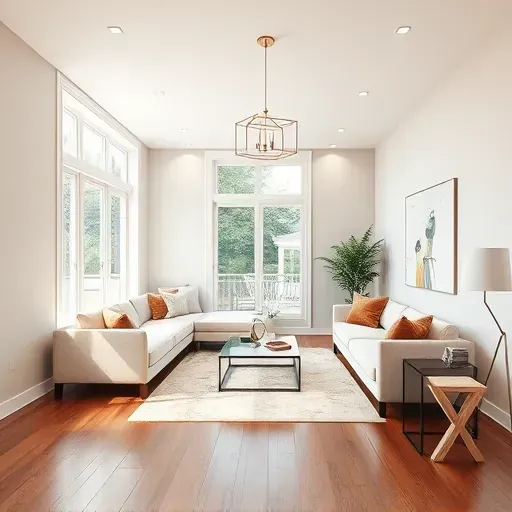 Beautifully remodeled interior space in Hyattsville, MD showcasing modern design and elegant finishes.